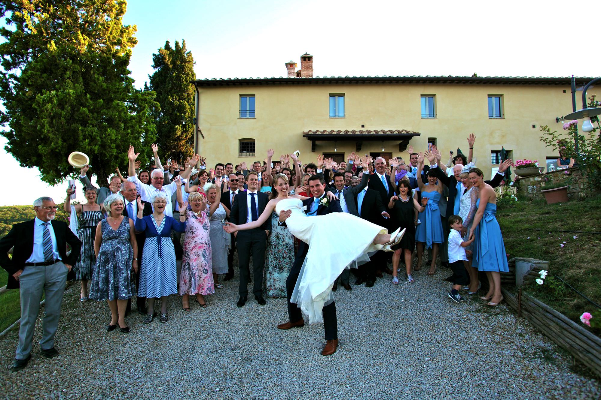 villa weddings in san gimignano