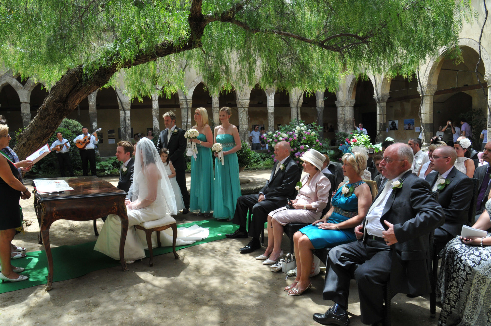 Sorrento Cloister Wedding