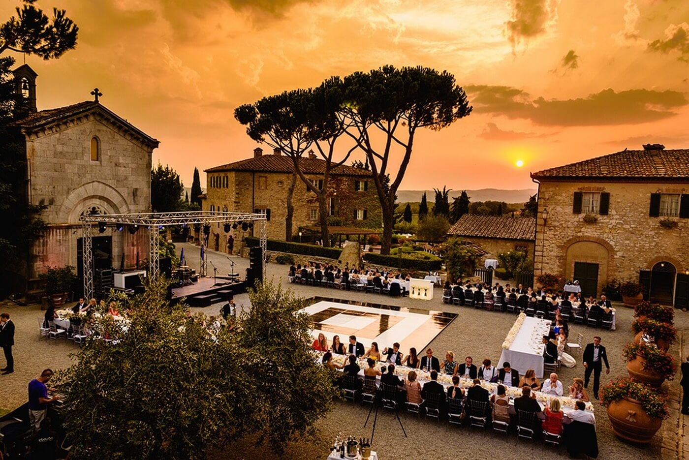 luxury destination wedding tuscany