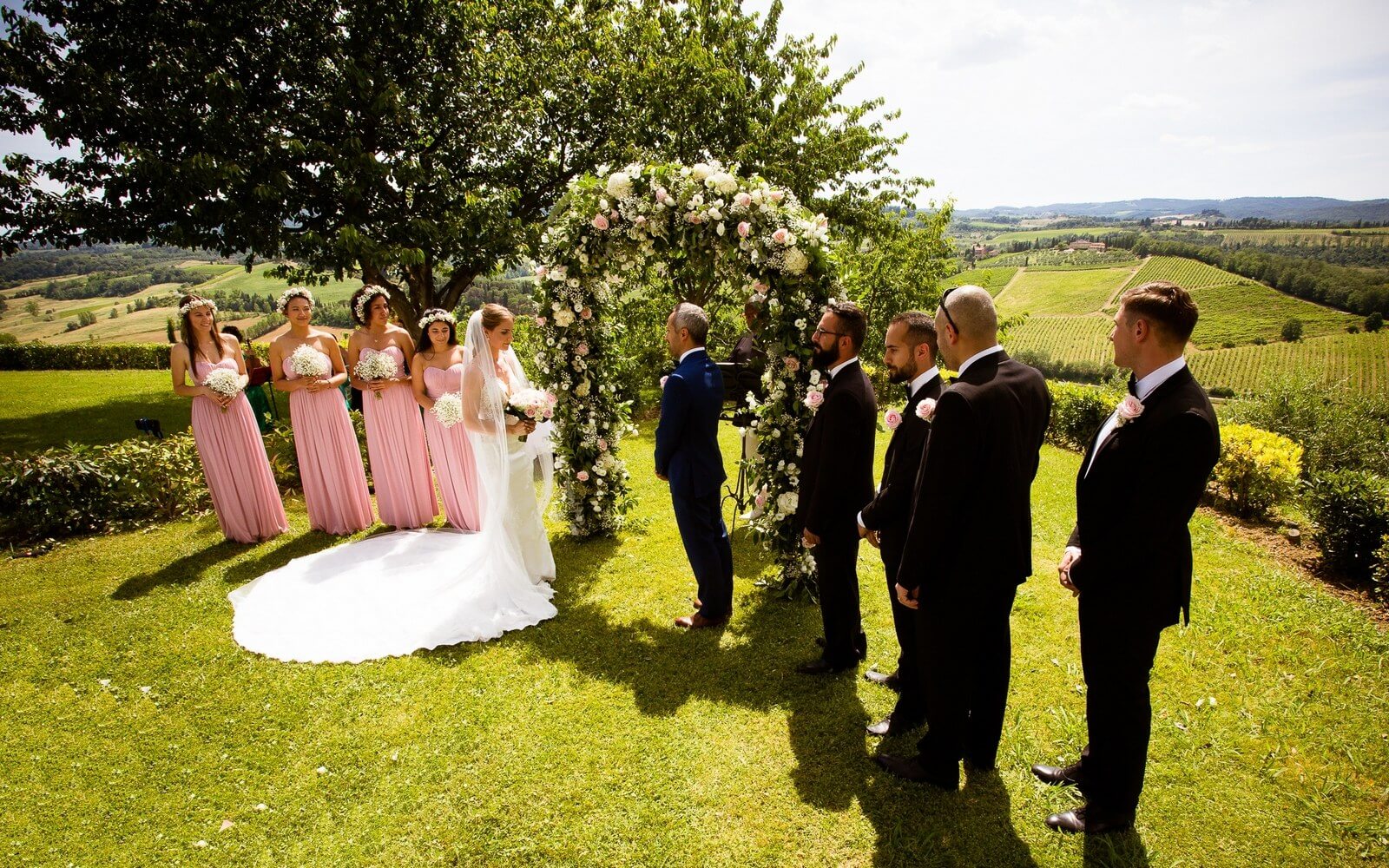 tuscany vineyard wedding