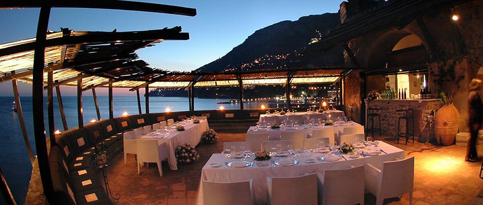 Amalfi Hotel Wedding Reception