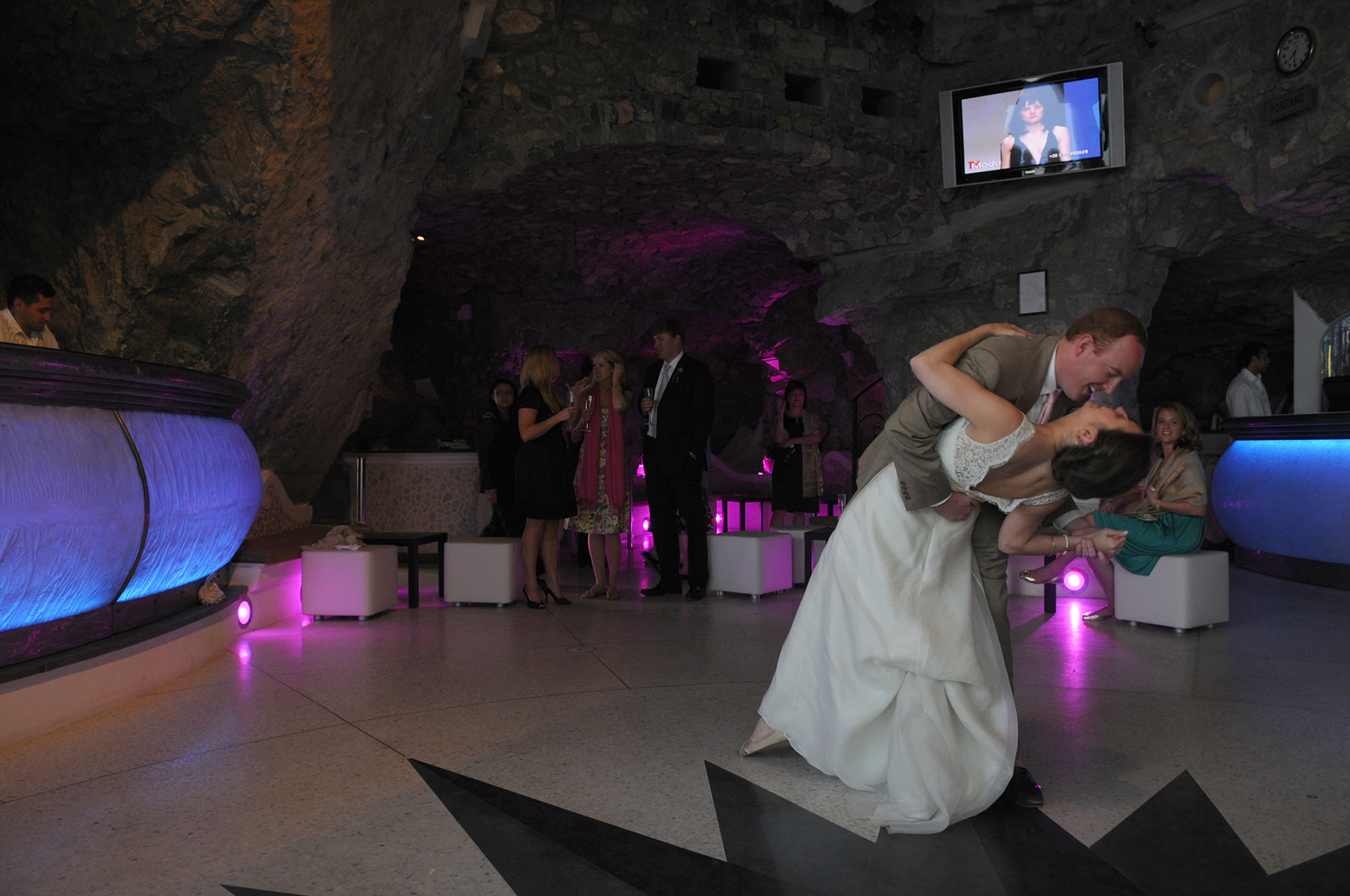 Positano Beach Wedding Party