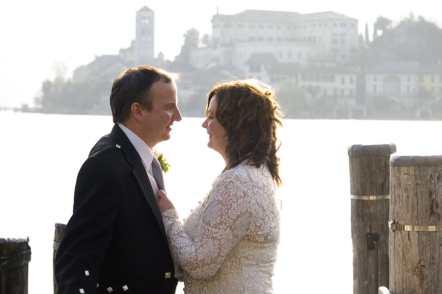 Louise and Mark Lake Orta Wedding Review