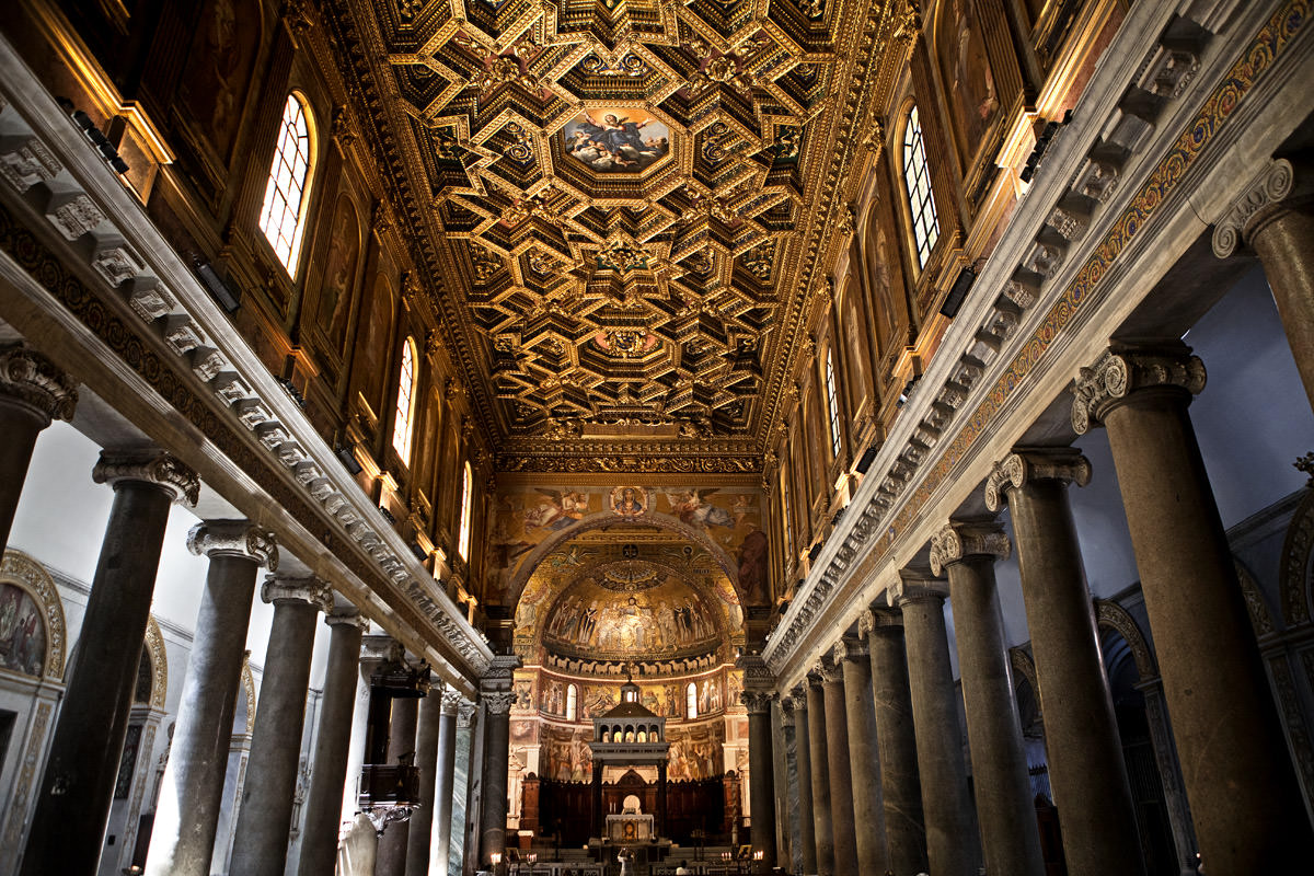 church wedding trastevere rome