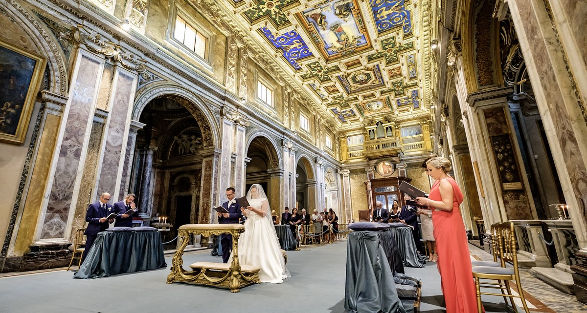 rome catholic wedding